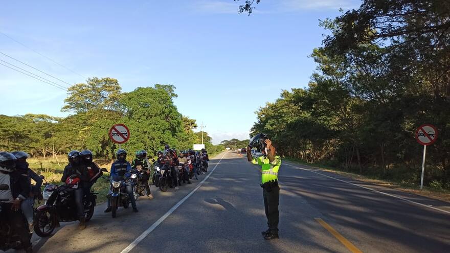 Más de 490 conductores infractores en puente de Reyes Magos en el Cesar