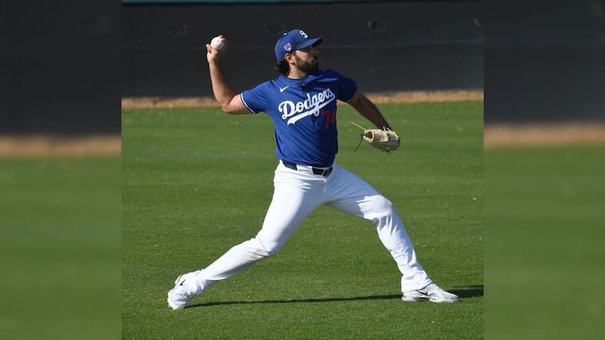 Nabil Crismatt se reportó en el Sprint Training de los Dodgers de Los Ángeles