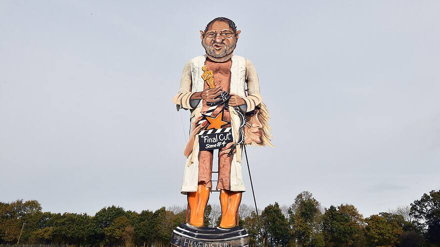 Un pueblo inglés quemará una efigie de Weinstein, tras escándalo por abuso sexual