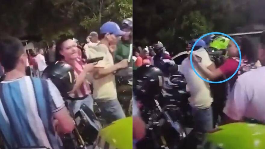 El Santuario: intentaron robar a supuesta agente de Sijín en medio de crimen