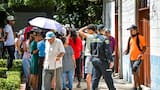 Largas filas y malestar ciudadano durante la consulta del Pacto Histórico en Galapa