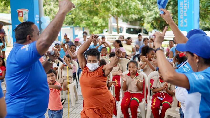 El parque La Puntica, de Luruaco, cumple un año desde su inauguración