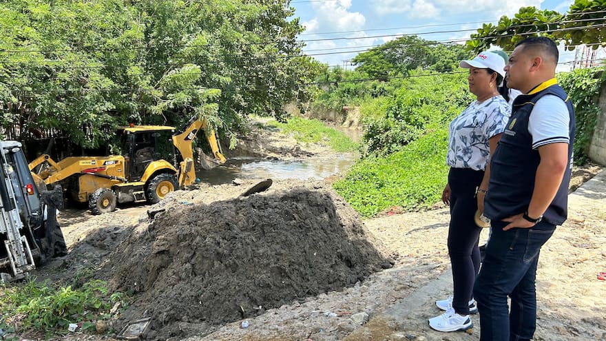 Se inician obras de limpieza en arroyo San Blas para evitar inundaciones