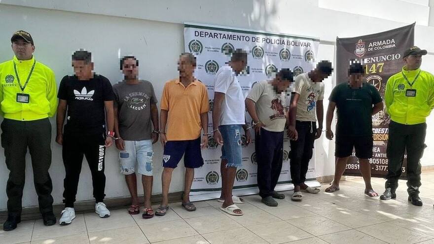 Capturaron a ocho presuntos integrantes del Clan del Golfo en Bolívar
