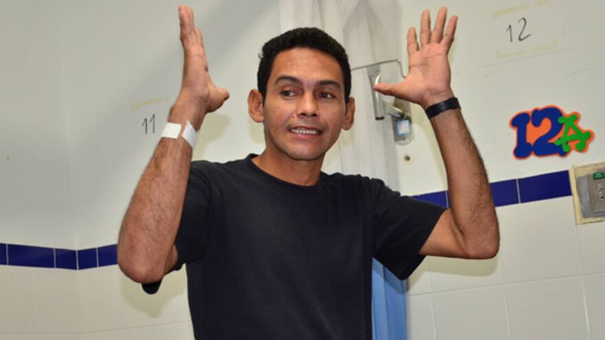 Está desde el lunes en un hospital de Valledupar sin saber quién es