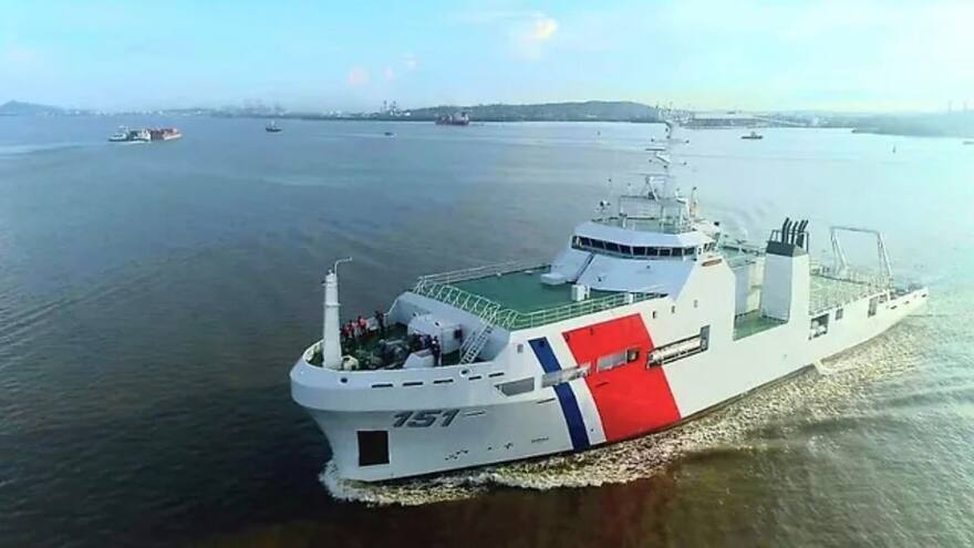 Afirmada del Pabellón del buque ARC ‘Simón Bolívar’