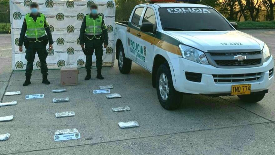 Decomisan marihuana en bus que cubría la ruta Medellín – Barranquilla