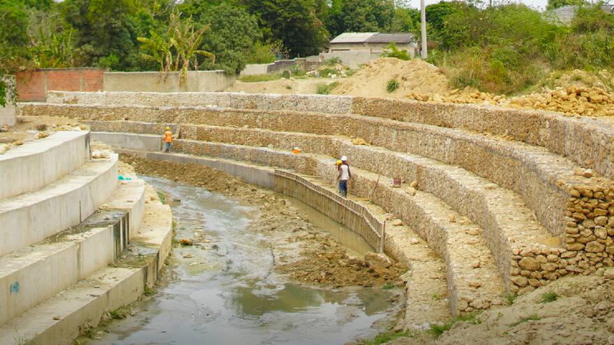 Canalizarán otros 200 metros lineales en el Arroyo Grande de Baranoa