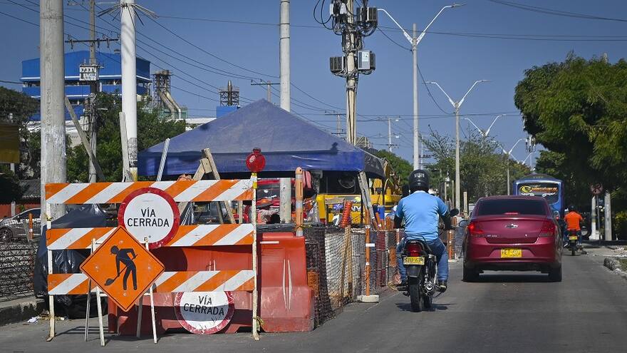 Suspenden obras en la Vía 40 desde este miércoles por instalación de palcos