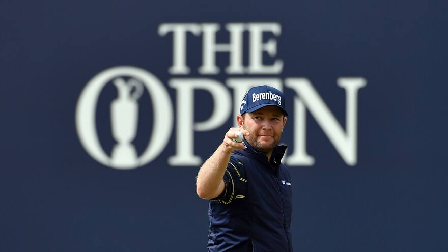 Branden Grace logra una tarjeta récord en un Grand Slam de golf