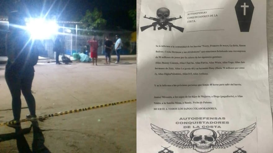 Encapuchados, señalados de asesinar a hombre en barrio El Ferry