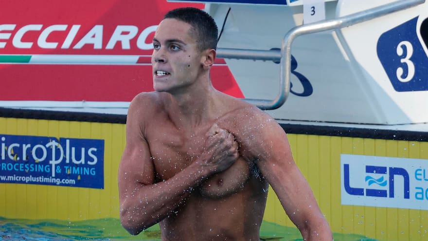 Popovici, la nueva superestrella de la natación mundial