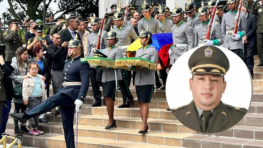 Despiden a Edinson González, comandante asesinado por francotirador en El Tarra