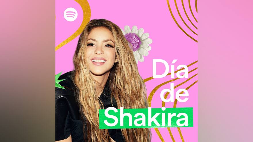 Spotify declara el 29 de septiembre como el Día de Shakira