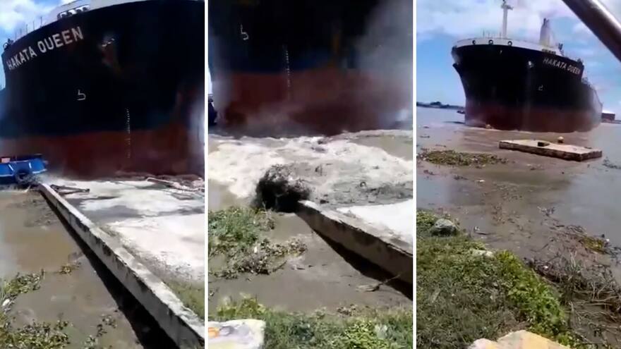 Dimar investiga accidente en muelle de la Sociedad Portuaria