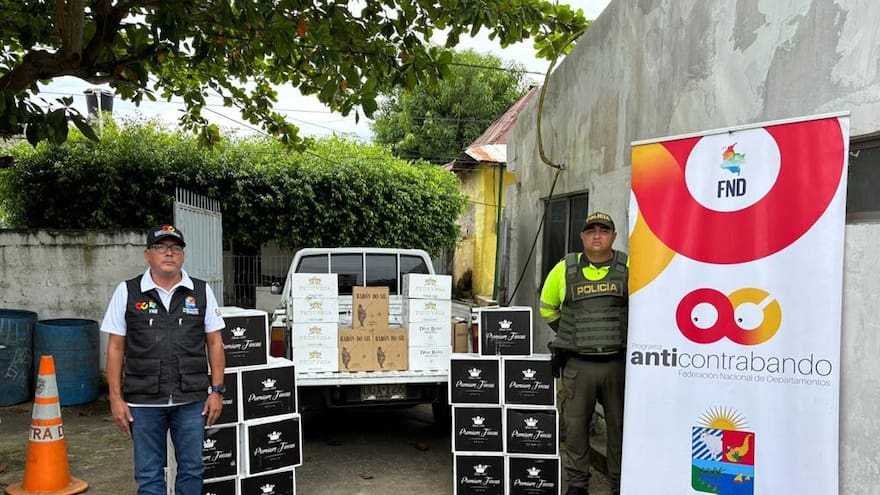 Incautaron contrabando de vino en vías de Sucre