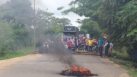 Protestas en el sur y norte del departamento de Sucre