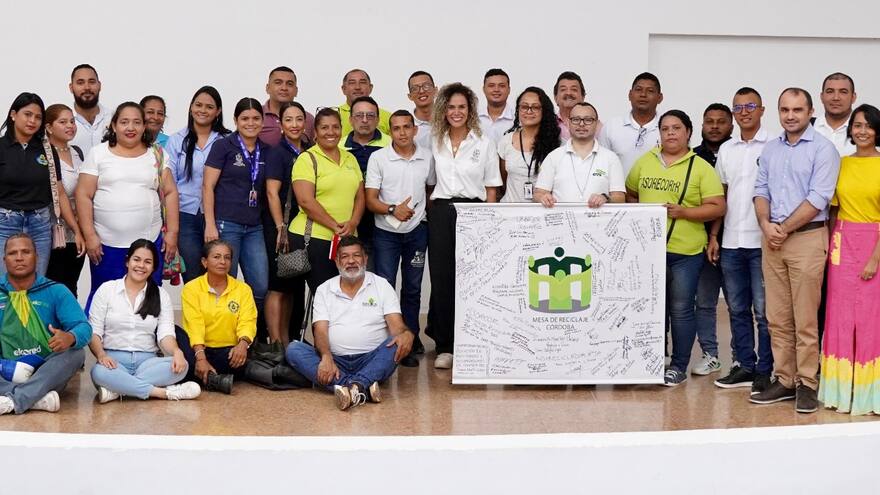 En Córdoba fortalecen la cadena de aprovechamiento del reciclaje