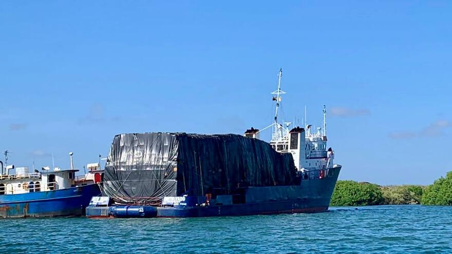 Dimar realiza detención de buque en Puerto Bolívar por fallas de seguridad