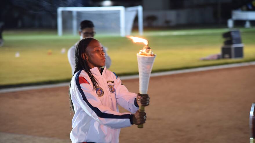 Se inicia la fiesta deportiva de los futuros suboficiales de Colombia