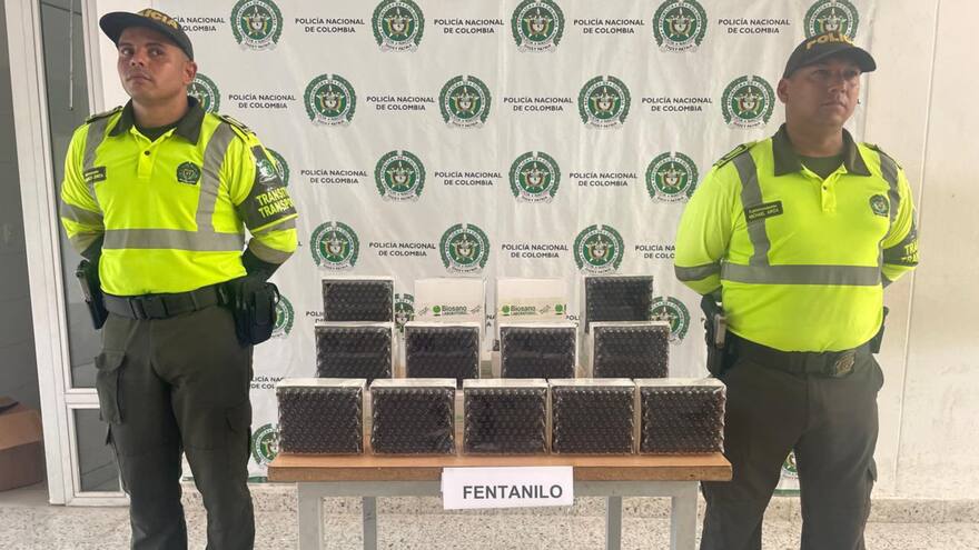 Incautaron un cargamento de fentanilo en las vías de Sucre