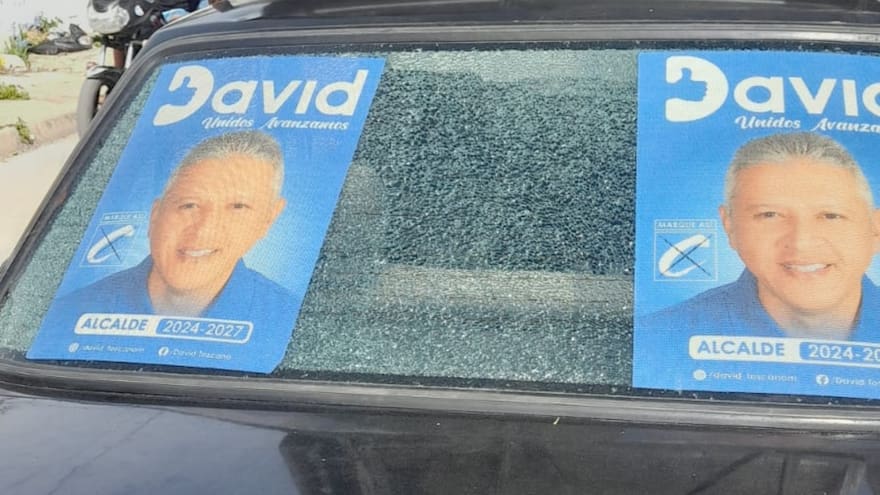 Disparan con arma traumática contra el carro de una campaña en Tolú