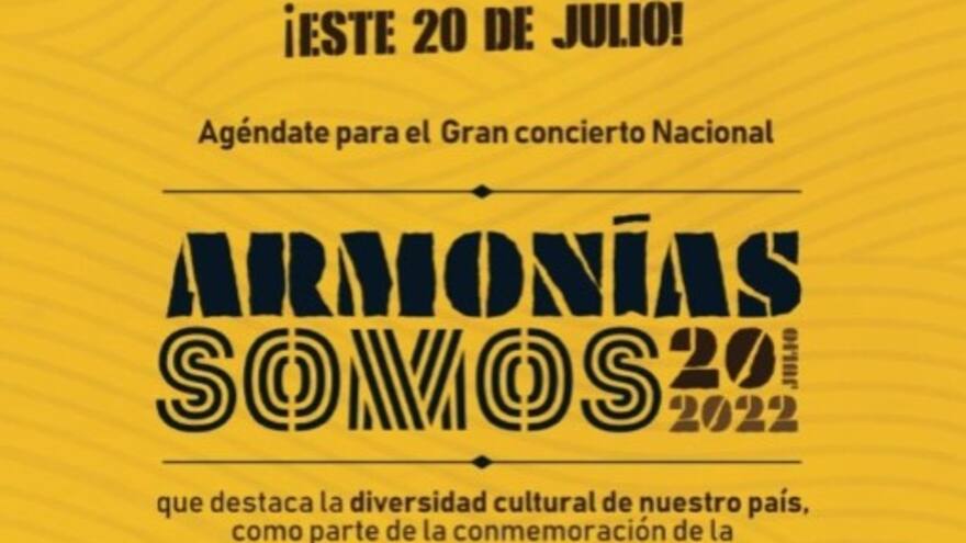 Gran Concierto Nacional en cinco ciudades