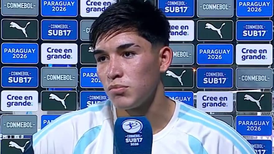 Ardor y vulgaridades en la selección Argentina sub-17 tras perder la final ante Colombia