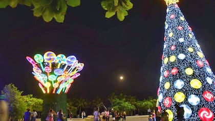 Barranquilla encendió el alumbrado navideño en el Gran Malecón