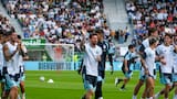 Messi y Argentina desatan la locura en un entrenamiento en España