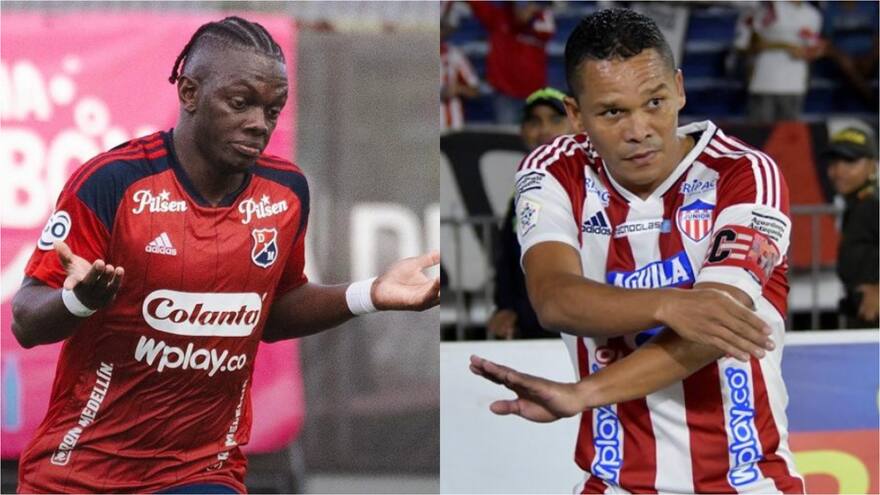 Carlos Bacca y Edwuin Cetré luchan por ser el goleador de la Liga