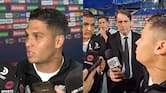 Video: Juan Fernando Quintero tuvo un tenso cruce con periodista tras la derrota de River ante Boca
