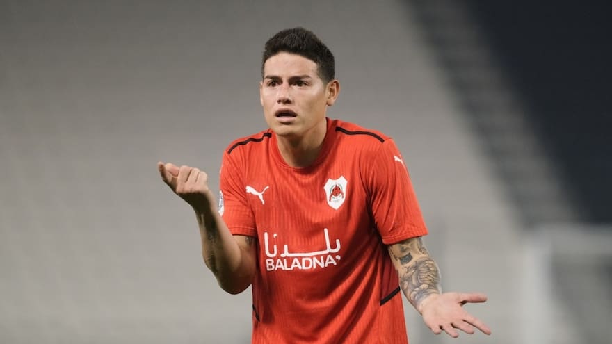 Duras críticas a James Rodríguez en Catar: 'es un trato fallido'