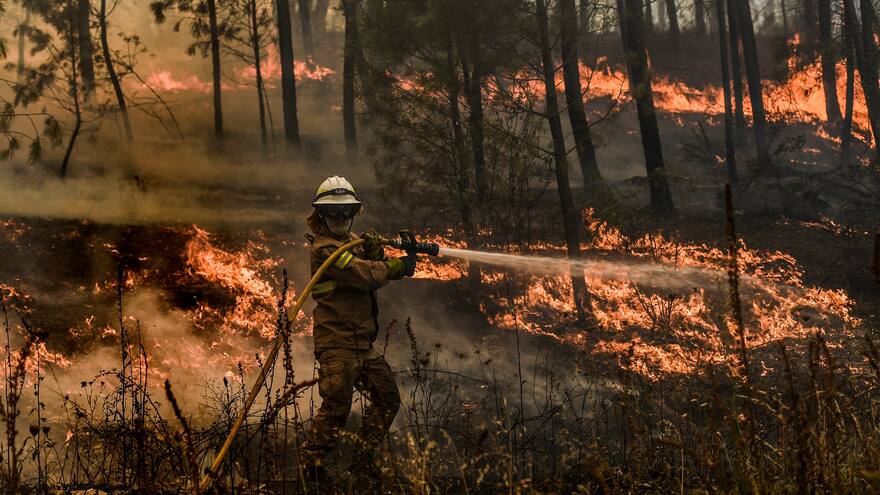 Se reanudan los incendios en Portugal a causa de los vientos