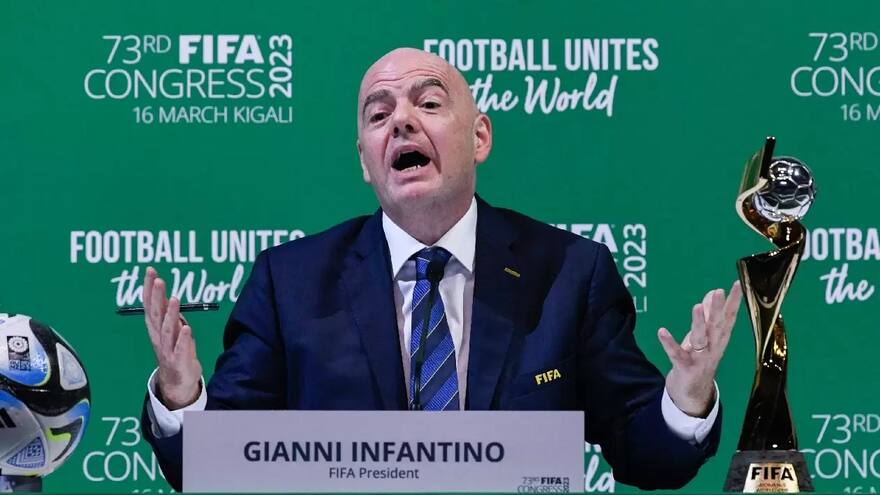 Gianni Infantino, presidente de la Fifa, elogió el progreso del fútbol fememino, en todos los ámbitos, reflejados en el último Mundial