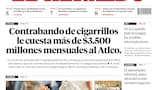 Contrabando de cigarrillos le cuesta más de $3.500 millones mensuales al Atlántico