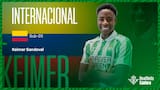 El defensor colombiano Keimer Sandoval se desvincula del Betis