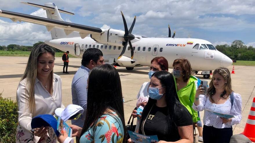 Aeropuerto del Golfo de Morrosquillo estrena ruta hacia y desde Medellín