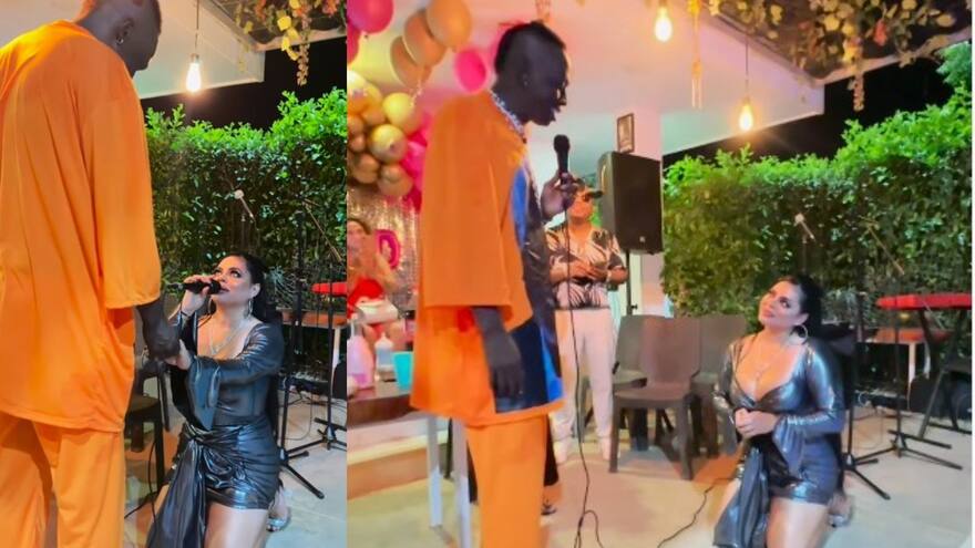 La cantante Koral Costa le pidió matrimonio por tercera vez al humorista Ómar Murillo