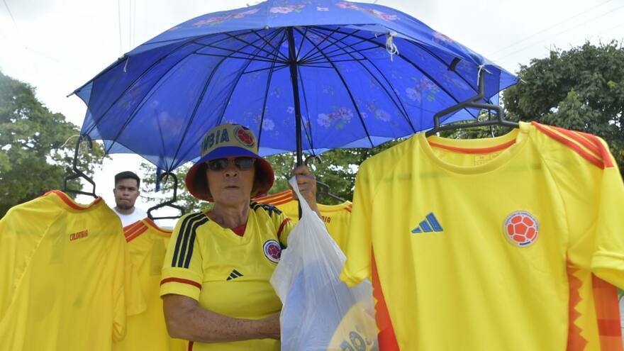Las ventas en Barranquilla fueron bajas para el partido de la Selección Colombia este martes