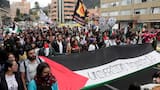 Manifestaciones por la situación de Palestina y Gaza: autoridades reportan algunos actos vandálicos en Bogotá
