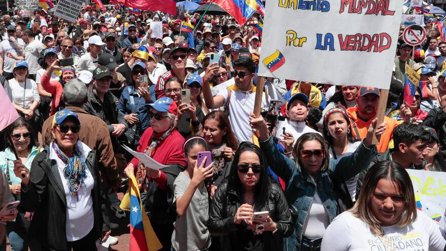 Venezolanos también se concentraron en otras ciudades de Colombia