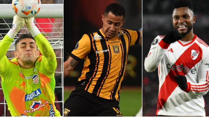 Mele, Ortega y Borja, en el once ideal de la semana en Copa Libertadores