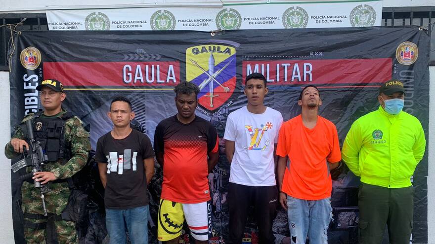 Magdalena: capturaron a 4 del grupo delincuencial ‘Los Carperos’ por venta de droga en Santa Marta