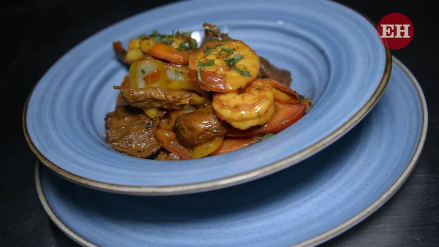 Lomo salteado caribeño, una buena opción para la cena navideña