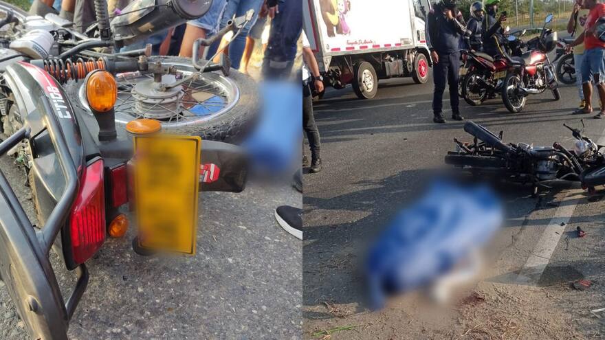 Galapa: motociclista muere tras colisionar contra poste en la avenida Cordialidad