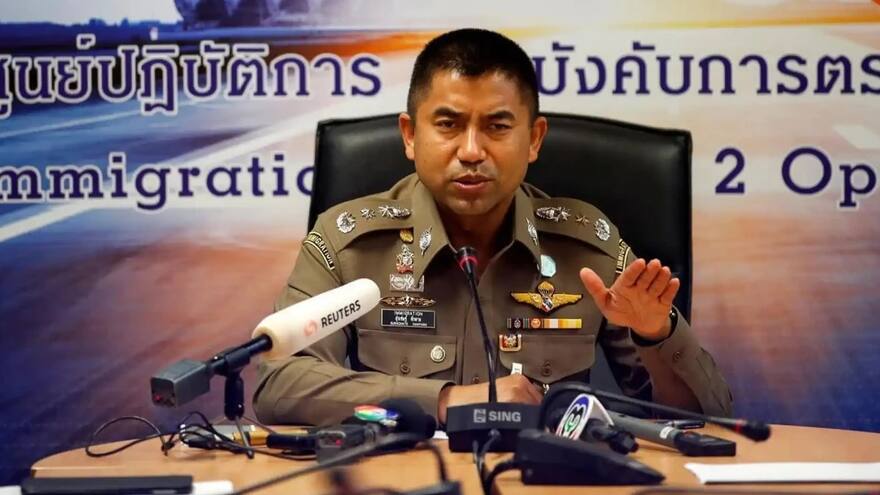 'Big Joke', el polémico número dos de la policía tailandesa frente del caso de Sancho-Arrieta