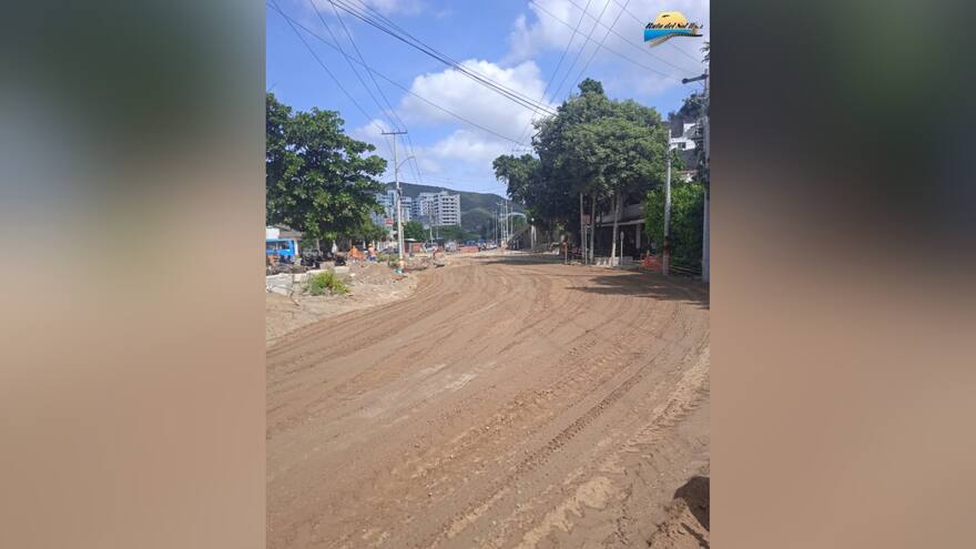 Reanudan obras de reparación de la vía Santa Marta-El Rodadero