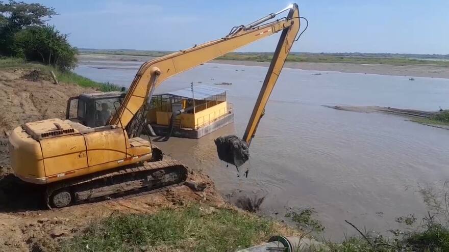 Garantizan suministro de agua en el Sur del Atlántico con trabajos de dragado