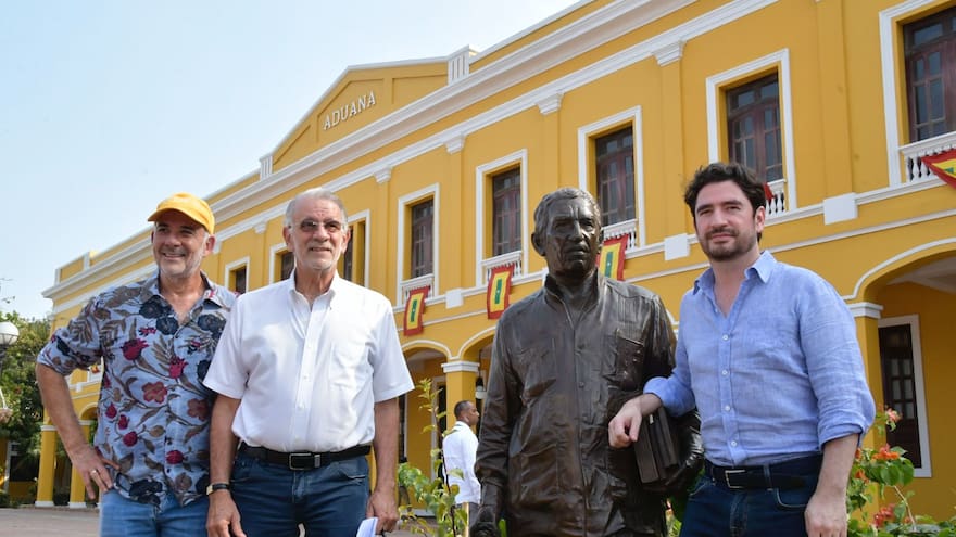 Barranquilleros recuerdan el legado de Gabo desde La Aduana